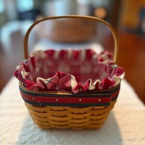 Vintage Handwoven Longaberger 2001 All American Collection Strawberry Basket Com